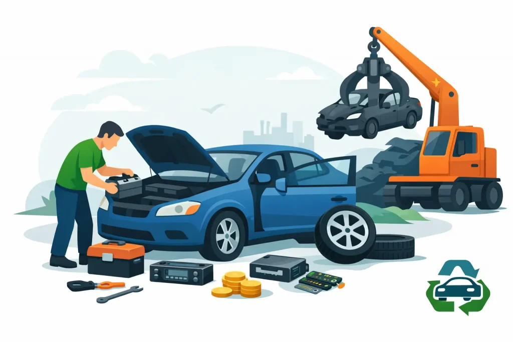 What to Remove From A Vehicle Before Scrap Your Car Comes To Pick It Up.