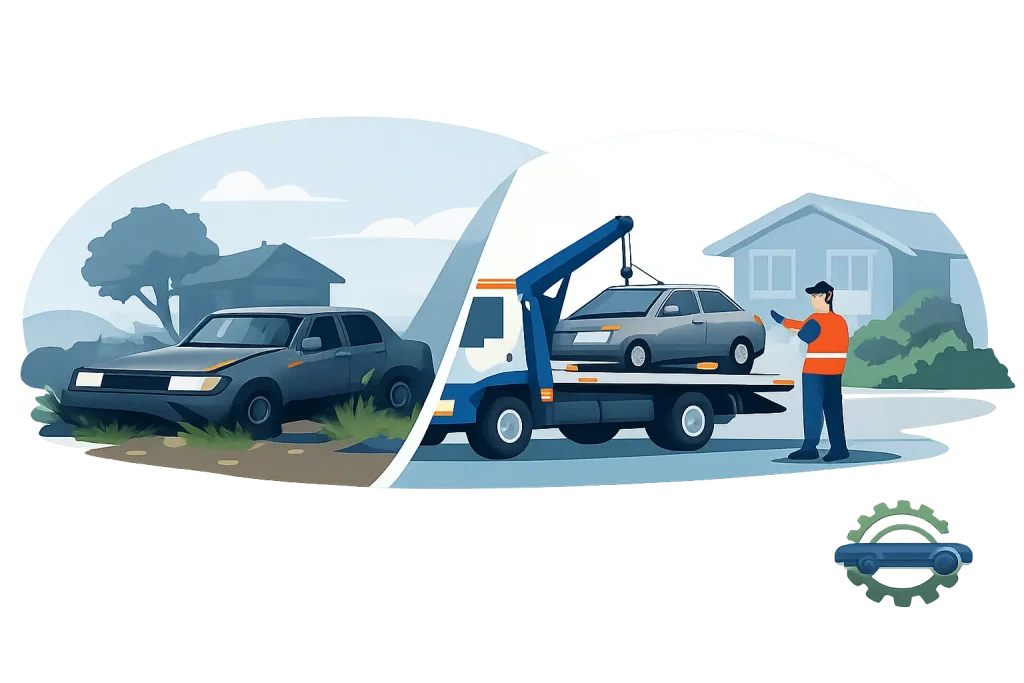 How to Remove Abandoned Car From Property