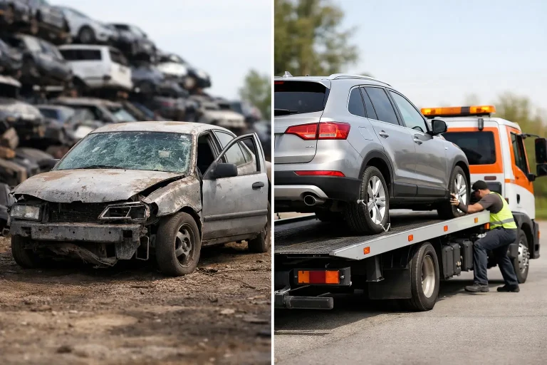 Junk Car Removal vs Towing: What Fits?