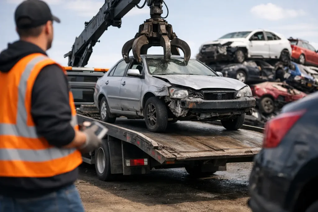 Scrap Car Pickup Process Explained