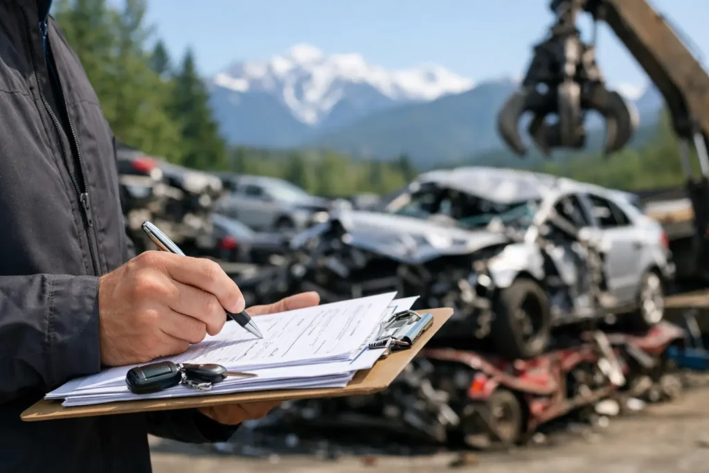 Guide to Scrap Car Paperwork in British Columbia