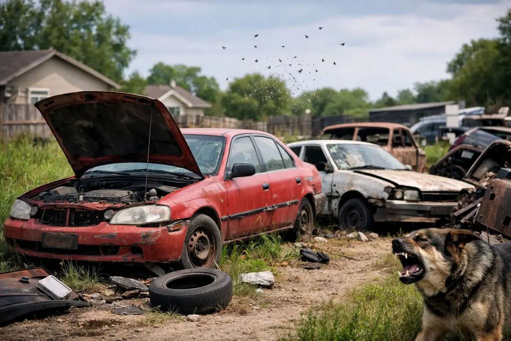 Top Risks of Keeping Junk Cars on Your Property