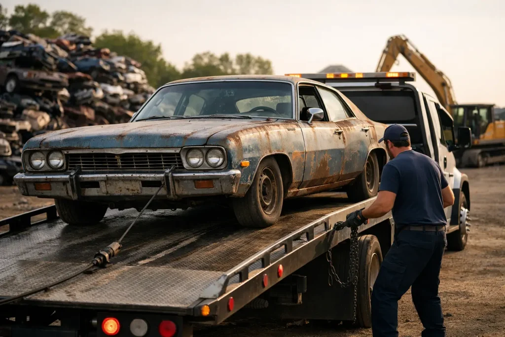 Old Car Towing Service When It's Time to Let Go