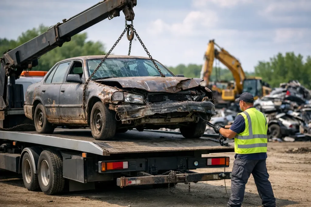 Best Way to Remove a Dead Vehicle From Your Property